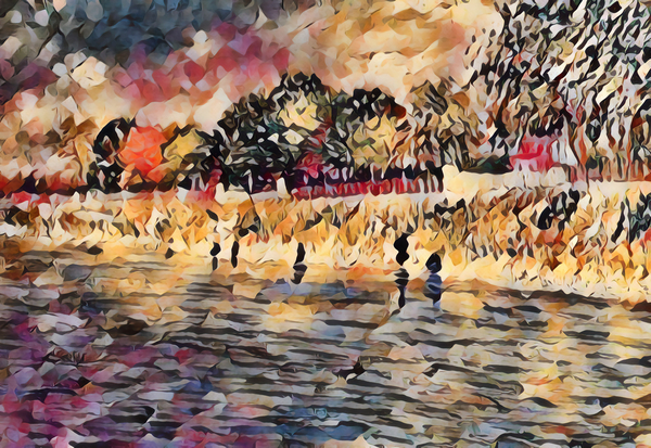 The Banks of the Seine 4 Print