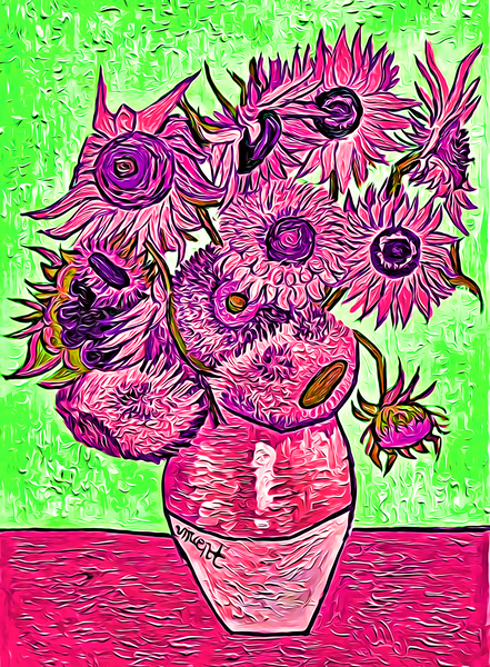 Van Gogh flowers4 Print