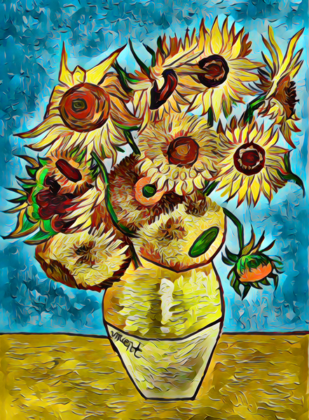 Van Gogh flowers7 Print