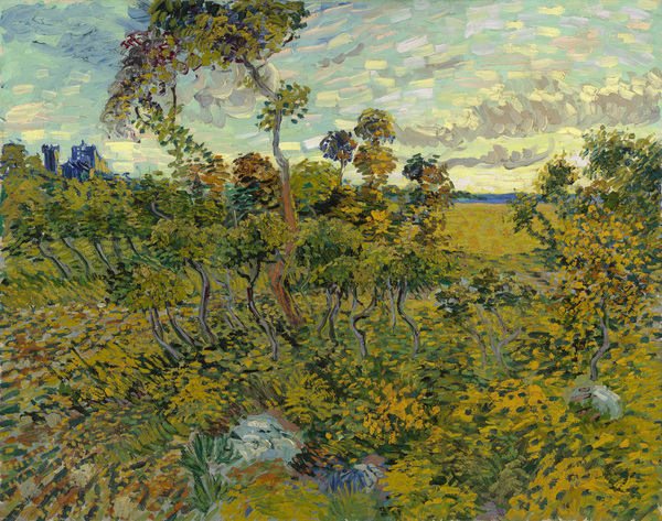 Sunset at Montmajour 1888 Van Gogh Print
