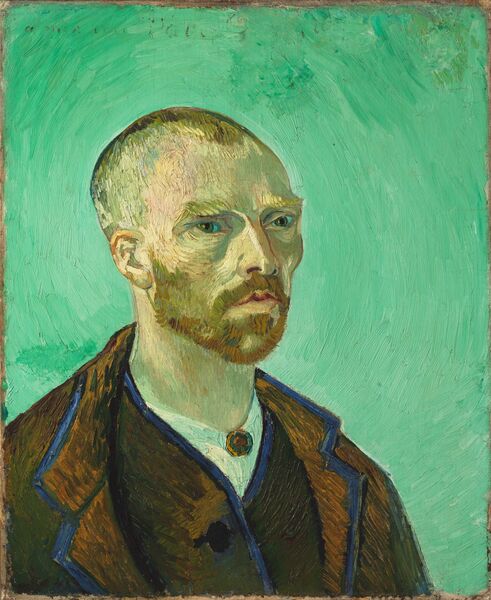 Van Gogh self portrait dedicated to Gauguin Print