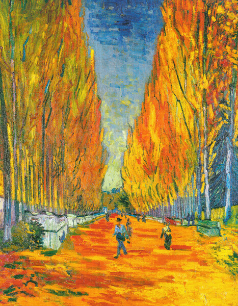 Van gogh lallee des alyscamps Print