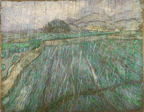 Vincent Willem van Gogh Dutch   Rain Print