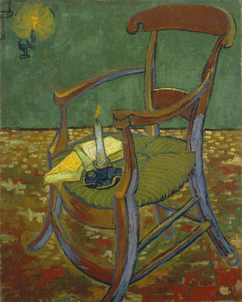 Vincent van Gogh   De stoel van Gauguin Print