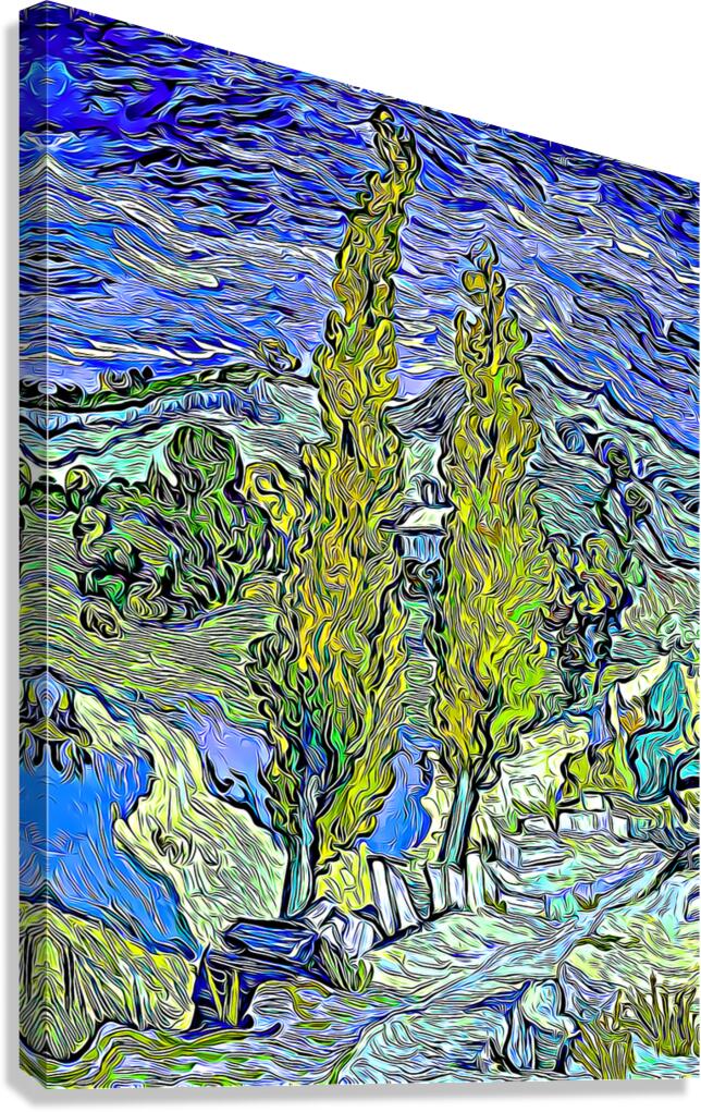 van gogh dig Canvas Print