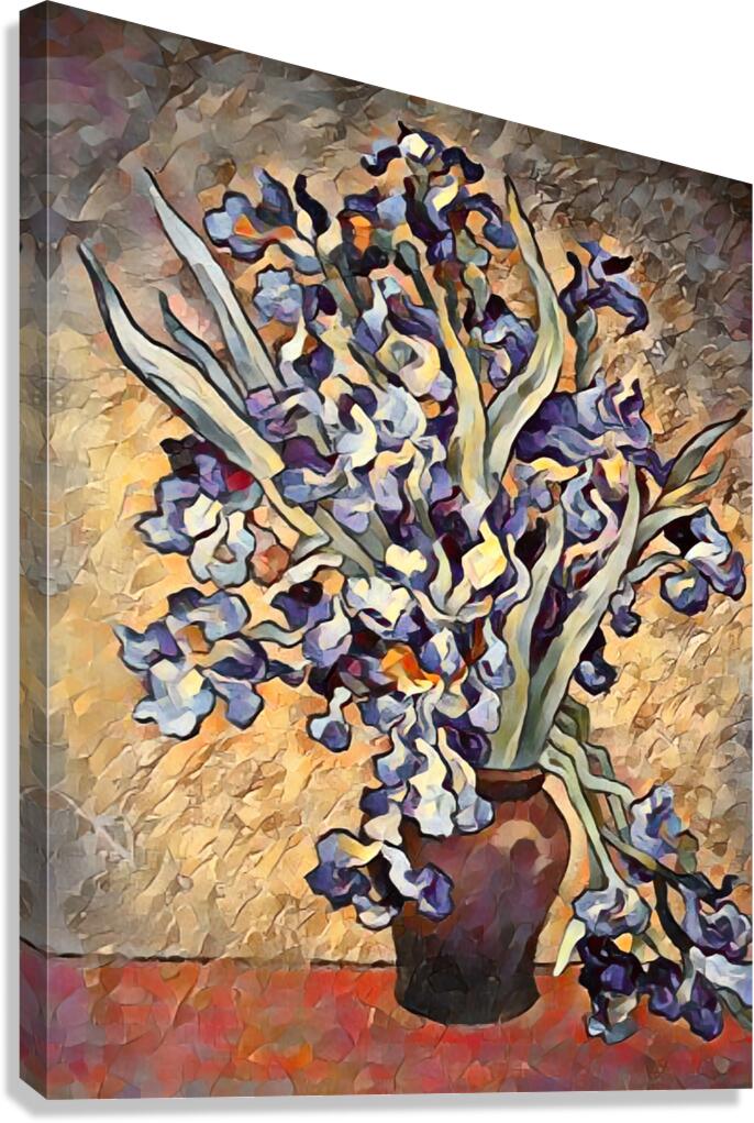 flowers Van Gogh oil 2 Canvas Print