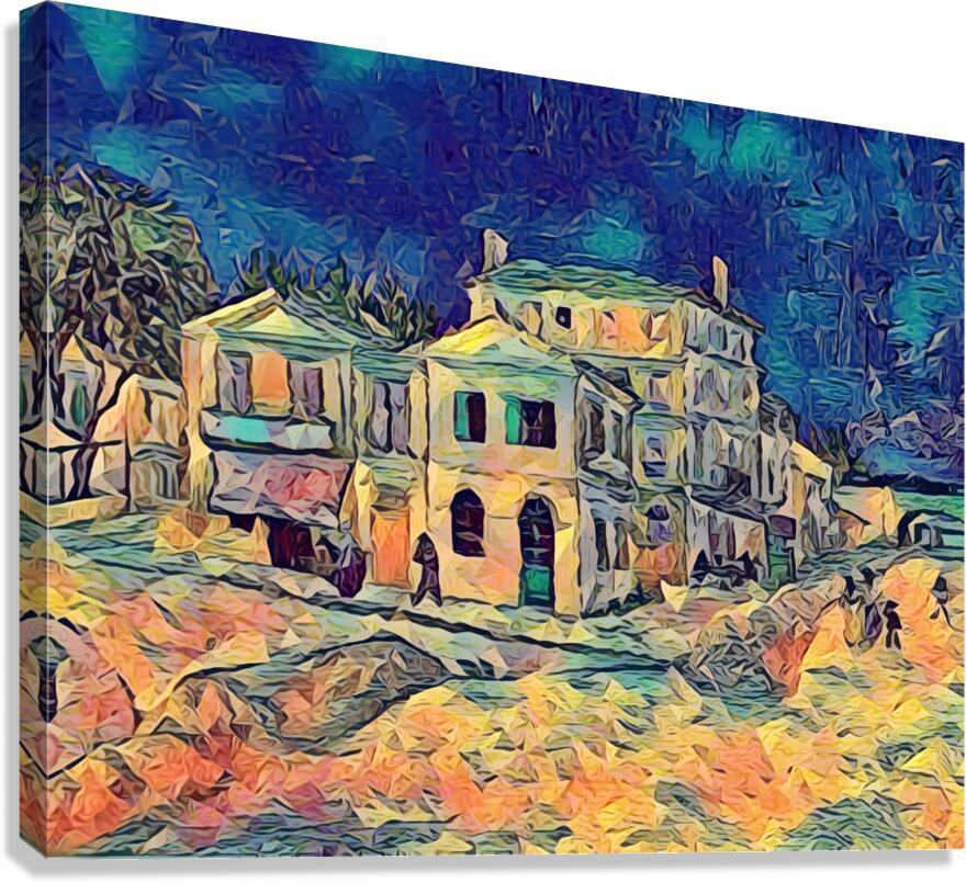vincent van gogh house 5  Canvas Print