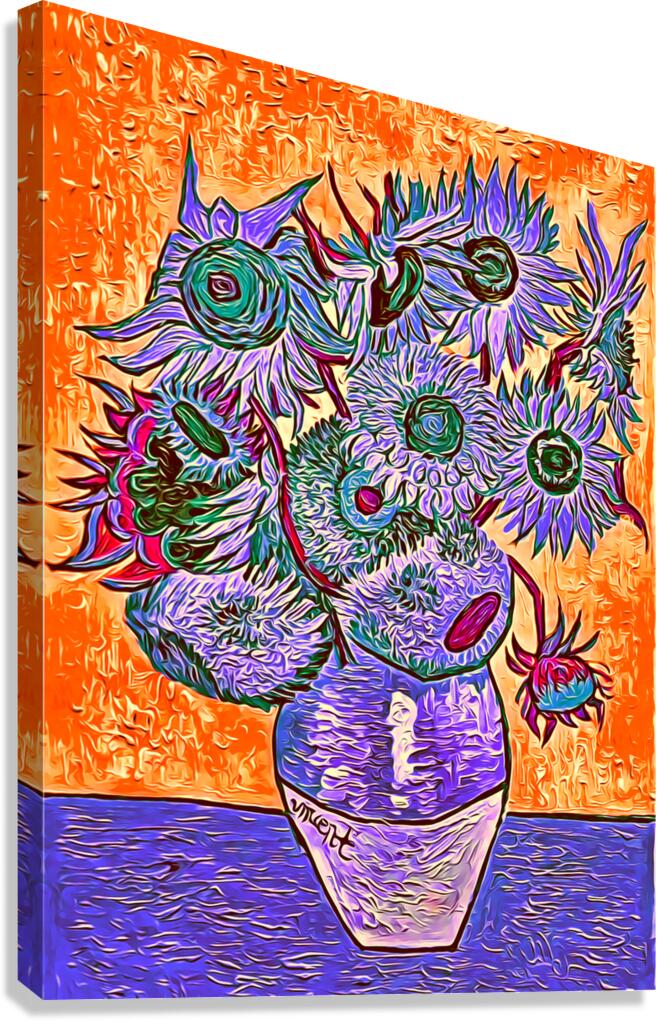 Van Gogh flowers3  Canvas Print