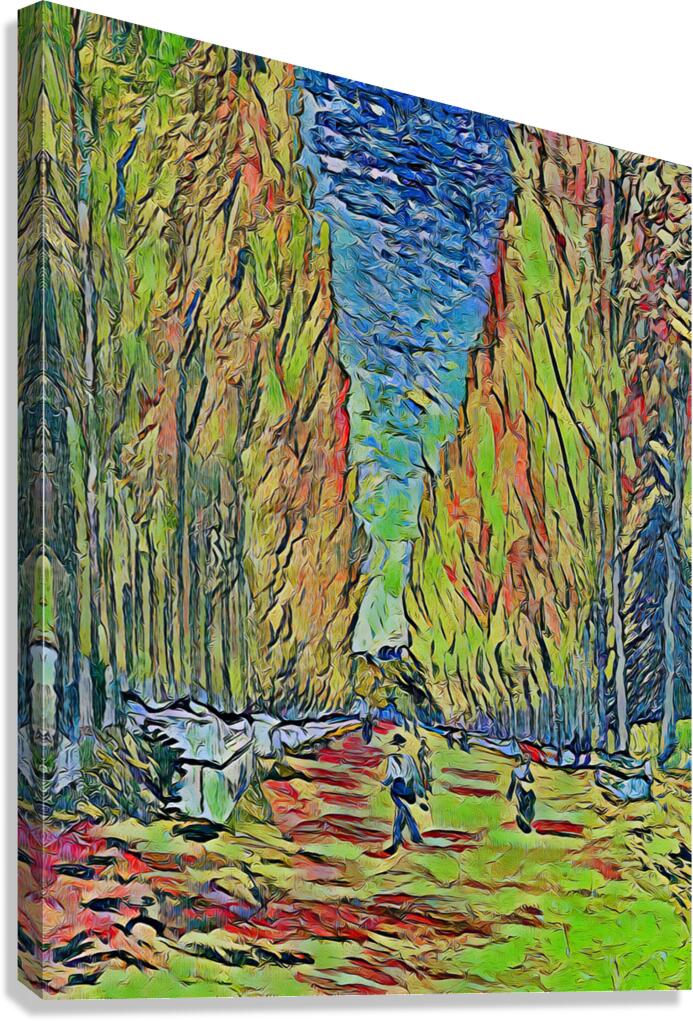 Van gogh lallee des alyscamps 5 Canvas Print