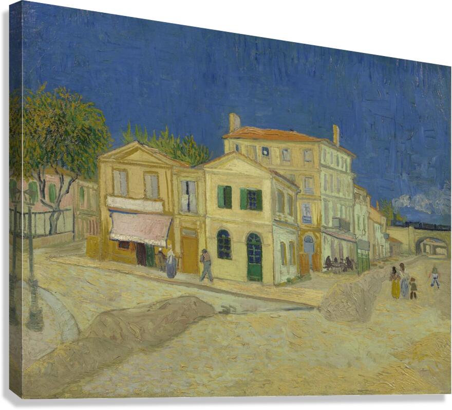 Vincent van Gogh   The yellow house Canvas Print