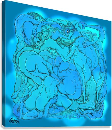 Connect - Liquid Canvas Print