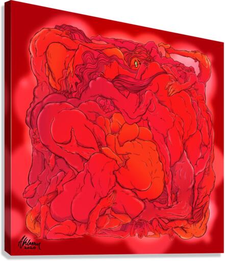 Connect - Heat Canvas Print