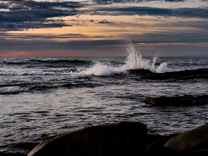 Crashing at Dusk