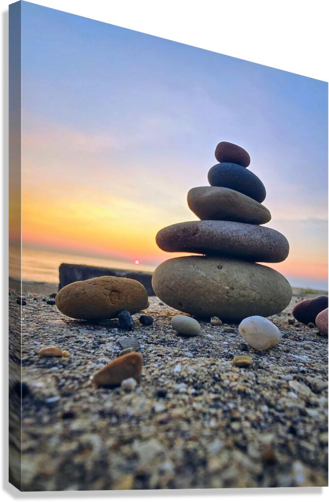 Zen Rocks Canvas Print