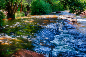 Oak Creek at Red Rock Crossing Sedona Arizona by Eduardo Palazuelos