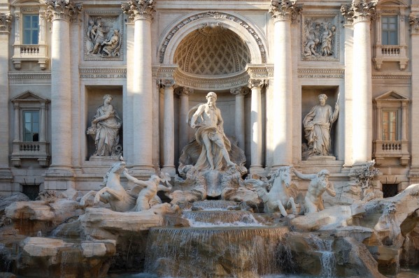 Tivoli Fountain Rome Italy by Morteza Golpoor