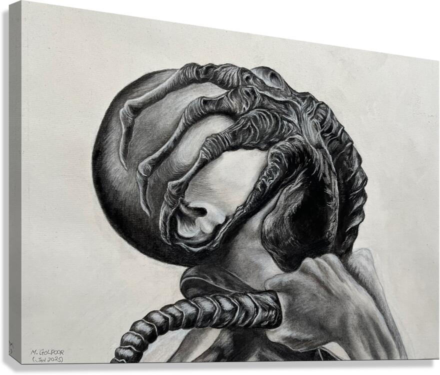 Face Hugger Canvas Print