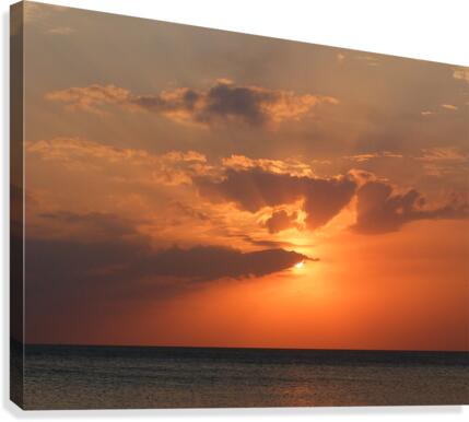Sunset  1  Canvas Print