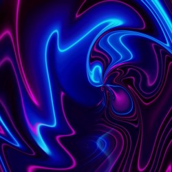 Trippy Wall Art- Electric Neon Chaos