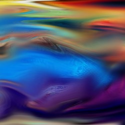 Liquid Rainbow - Colorful Wall Art - Trippy Wall Art