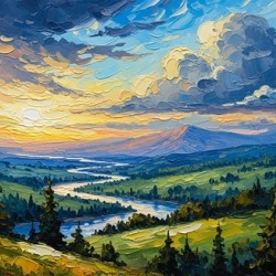 LANDSCAPE OIL PANTING