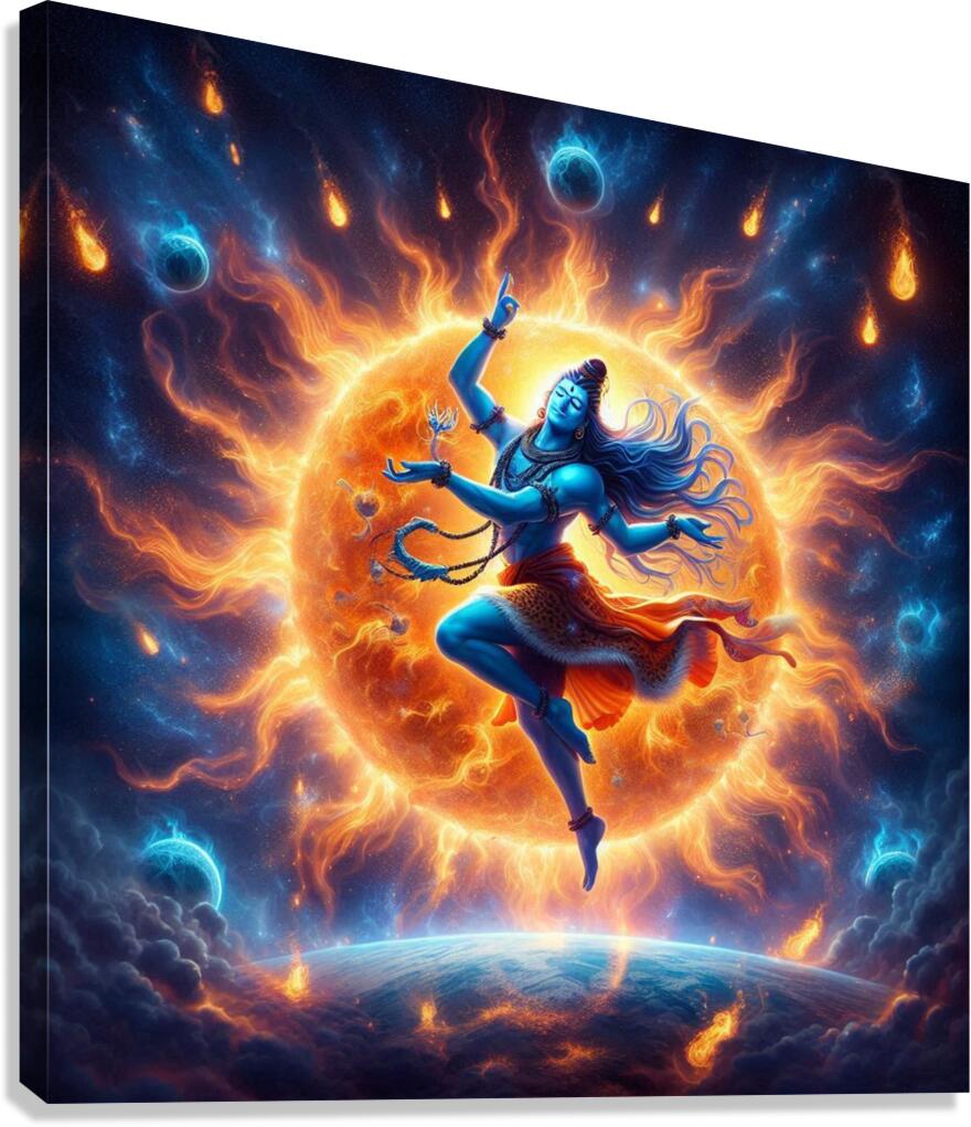 Lord Shiva Sun Dance by Tharani Jaiprakash Wall Art - Main Image