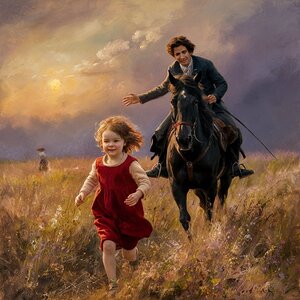 A masterful painting that captures a moment