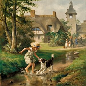 A masterful painting that captures a moment