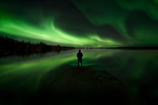 Northern Lights Northern Saskatchewan by Dre Erwin Photography