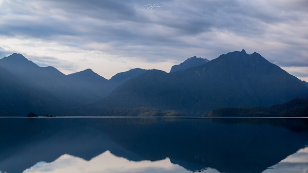 Tranquil Reflections: Mountains of Vancouver Island by Dre Erwin Photography