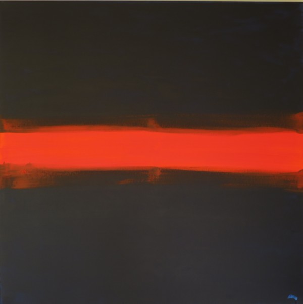 Sunset horizon. Print