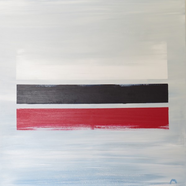 Multicolour parallel horizons. American history.  Print