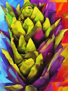  Artichoke Art canvas painting