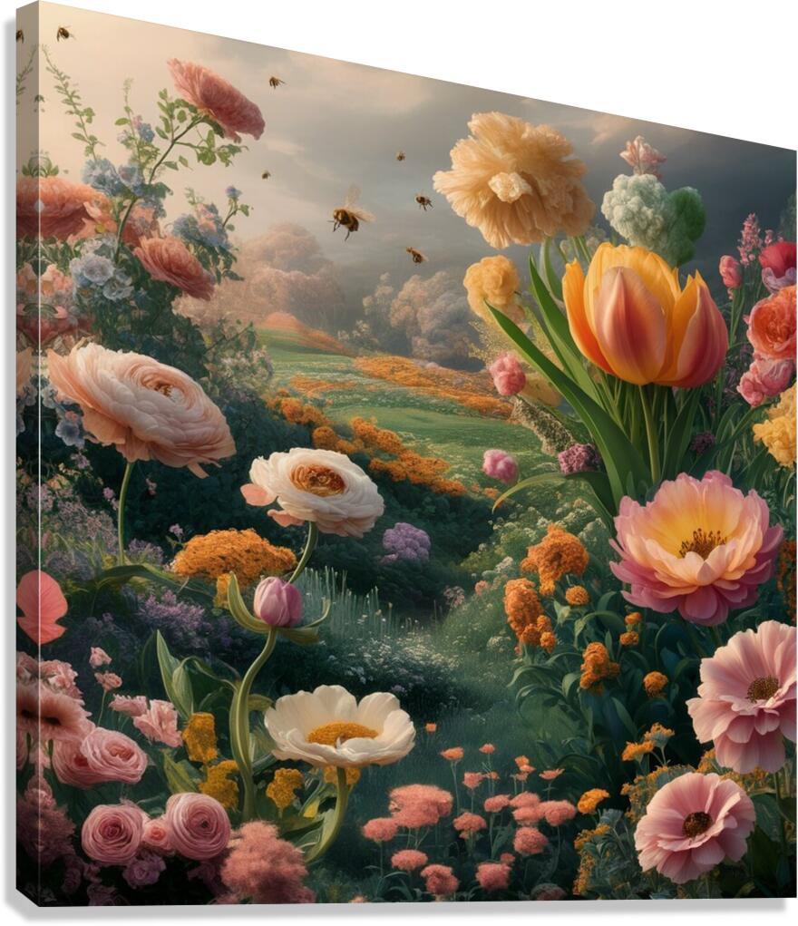 flowers bloom Canvas Print