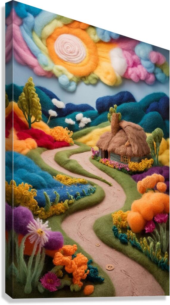 a captivating and whimsical conceptual art piece Canvas Print