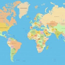 vector world map