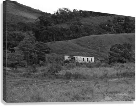 Isolated house Canvas Print