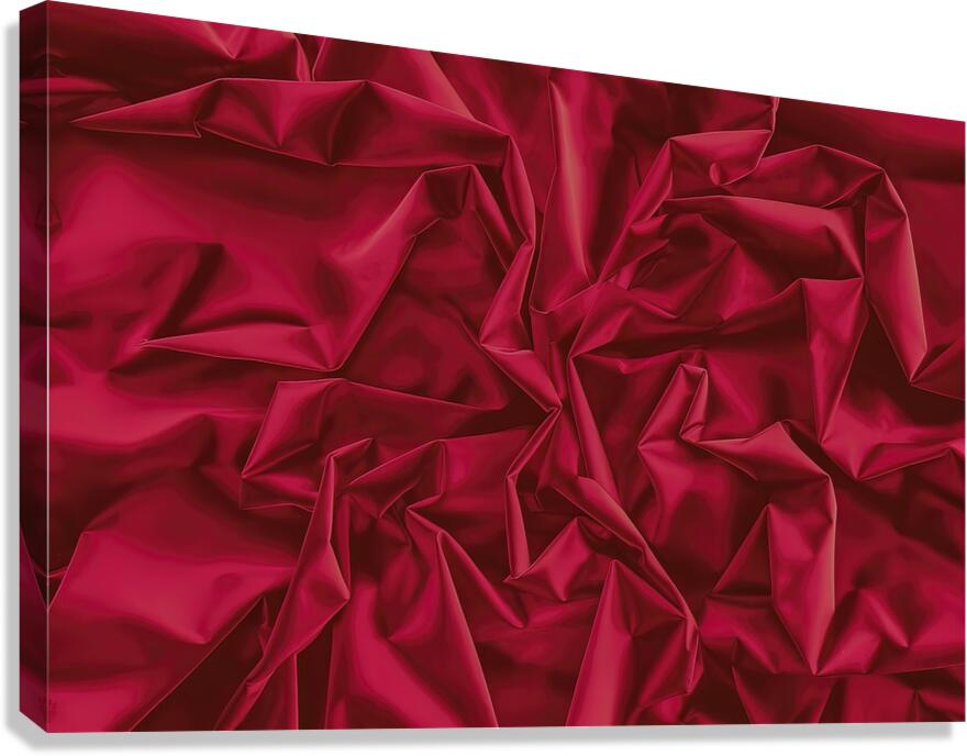 A striking image featuring a solid red background Canvas Print