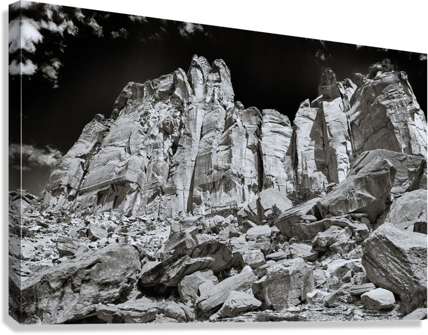 Eroding Monolith Canvas Print