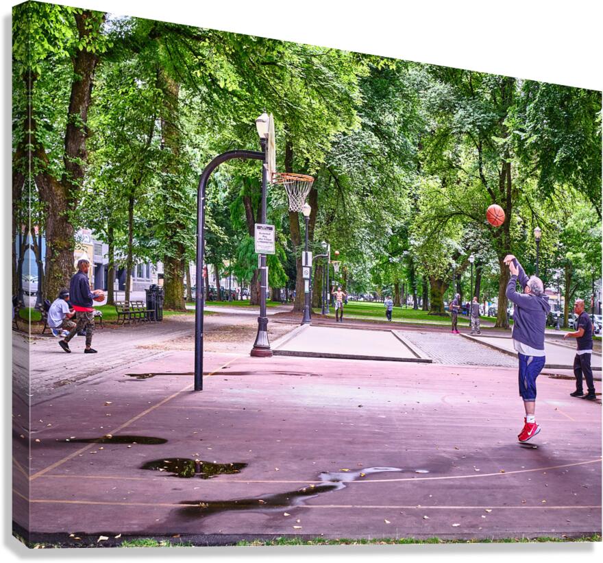 The Shot Canvas Print