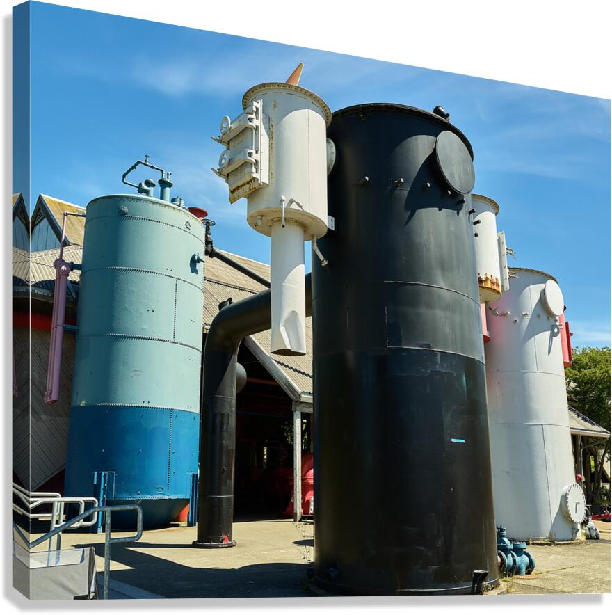 Gasworks Canvas Print