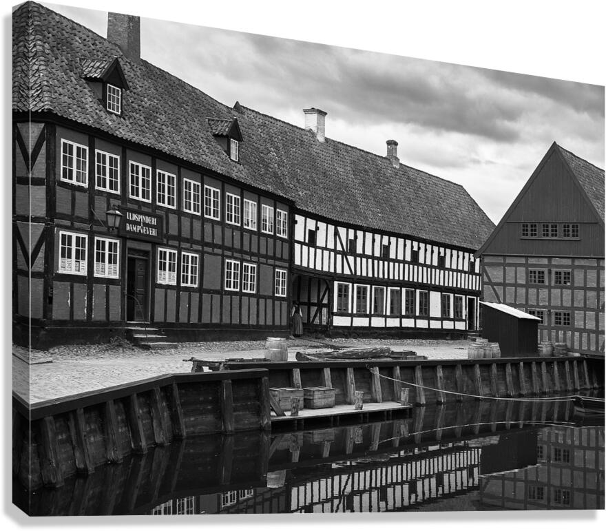 Old Aarhus  Canvas Print