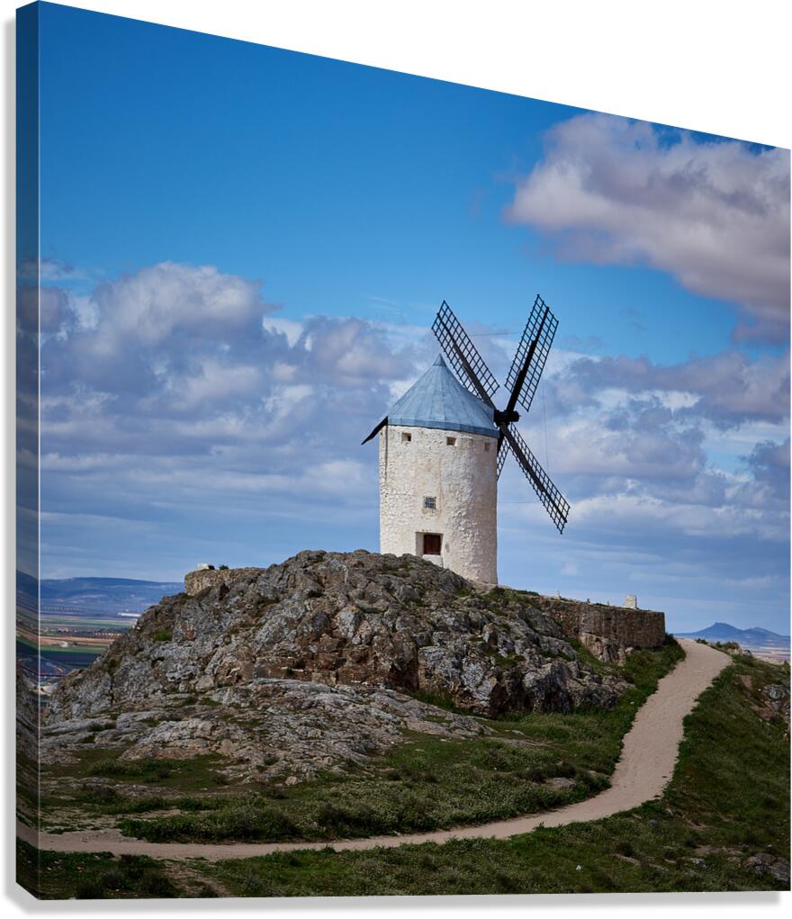 Spanish Windmill Canvas Print