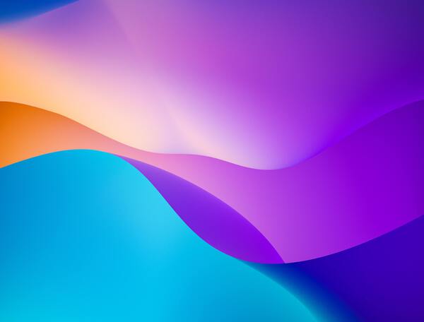 Purple Abstract Print