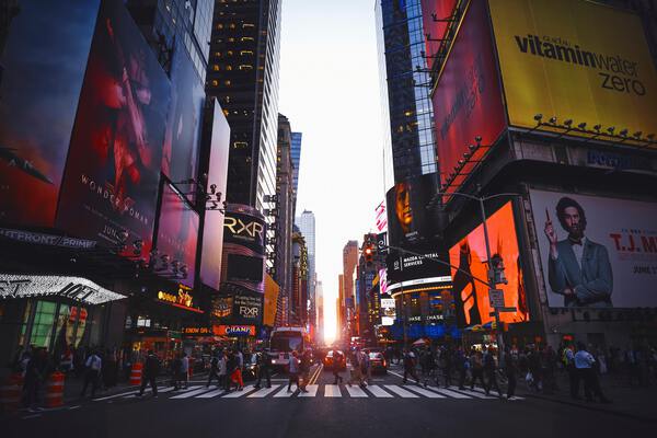 Times Square  New York by Helm