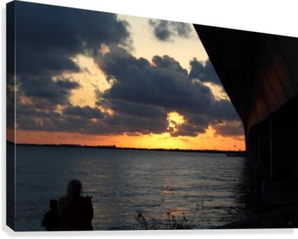 Gulf Sunset Canvas Print