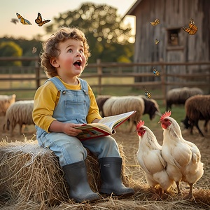 A Child’s Magical Moment with Nature