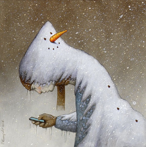 snowman Print