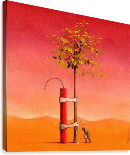 Garden keeper Canvas Print