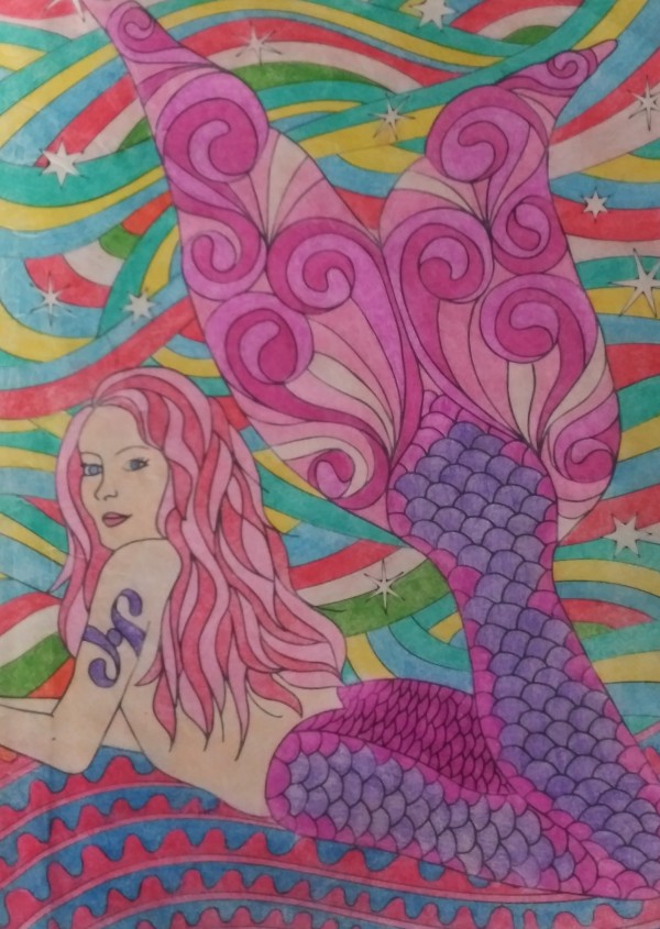 Mermaids by  SelfColored Coloring sheets